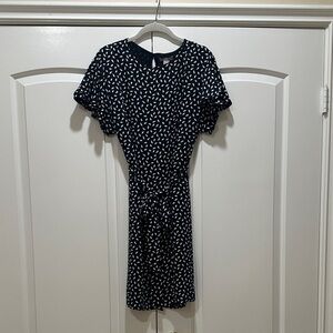 H&M Black and White Mini Dress